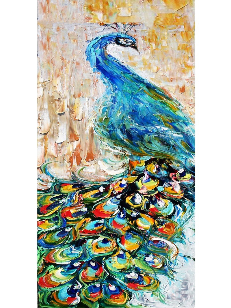 Tassel Digital Printing Scarf Cashmere Oil Painting Shawl