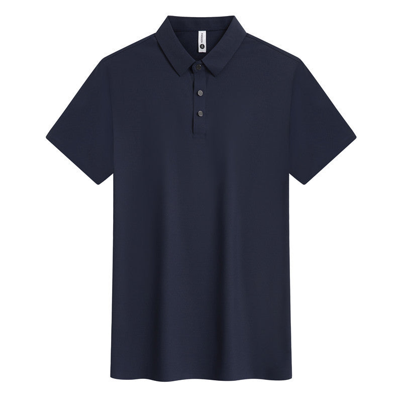Seamless Quick-drying Lapel Short-sleeved Shirt