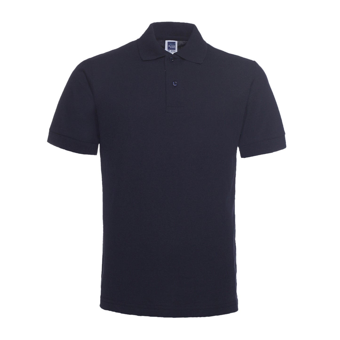 Solid Color Lapel Short Sleeve Polo Shirt Plus Size