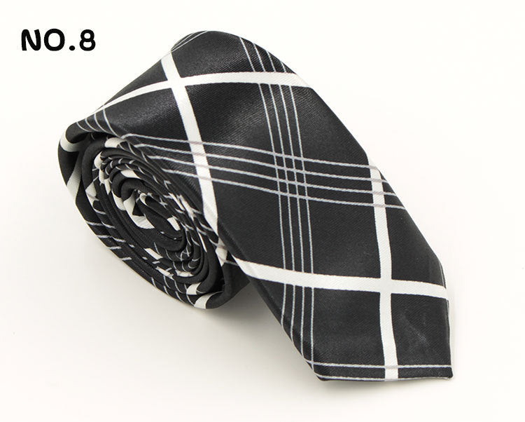 Casual British Pattern Small Tie