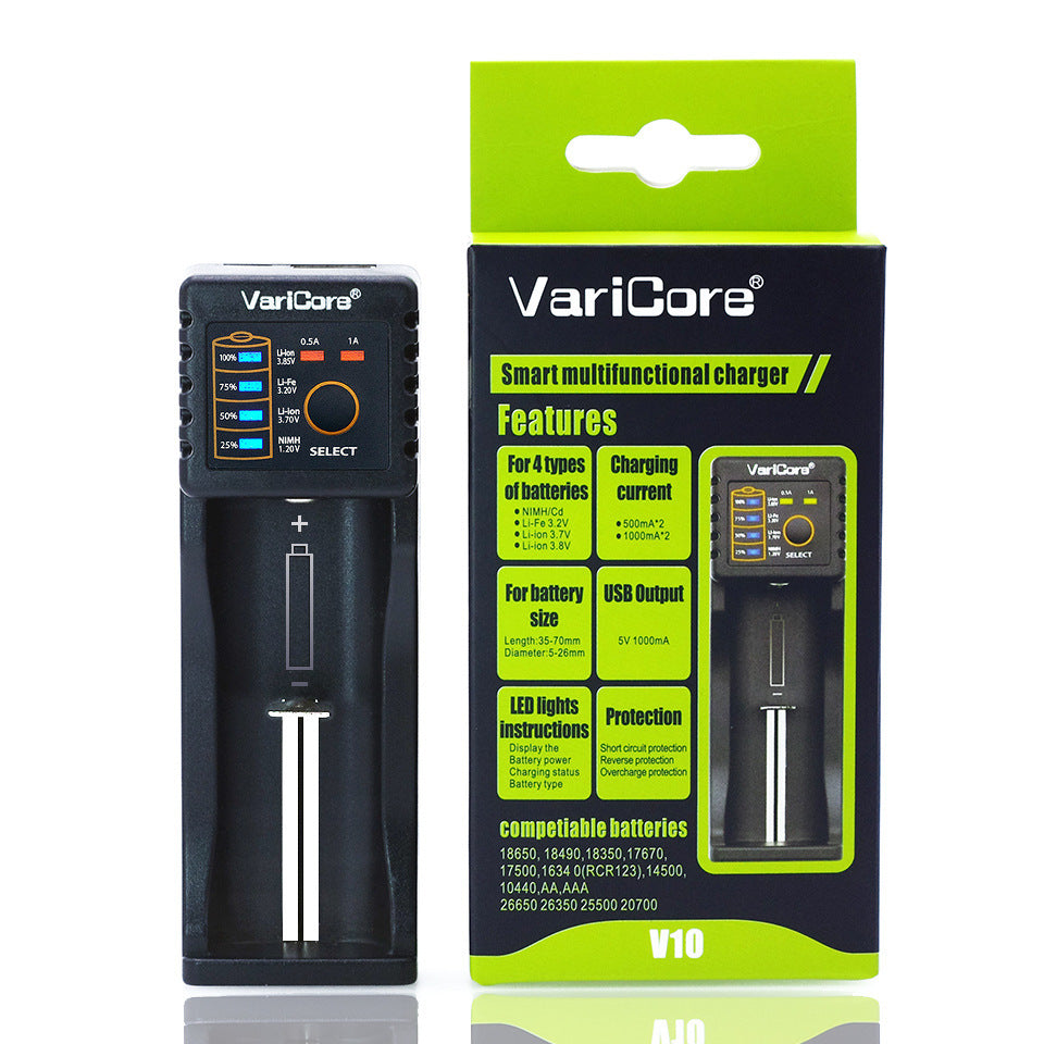 V10 18650 universal charger