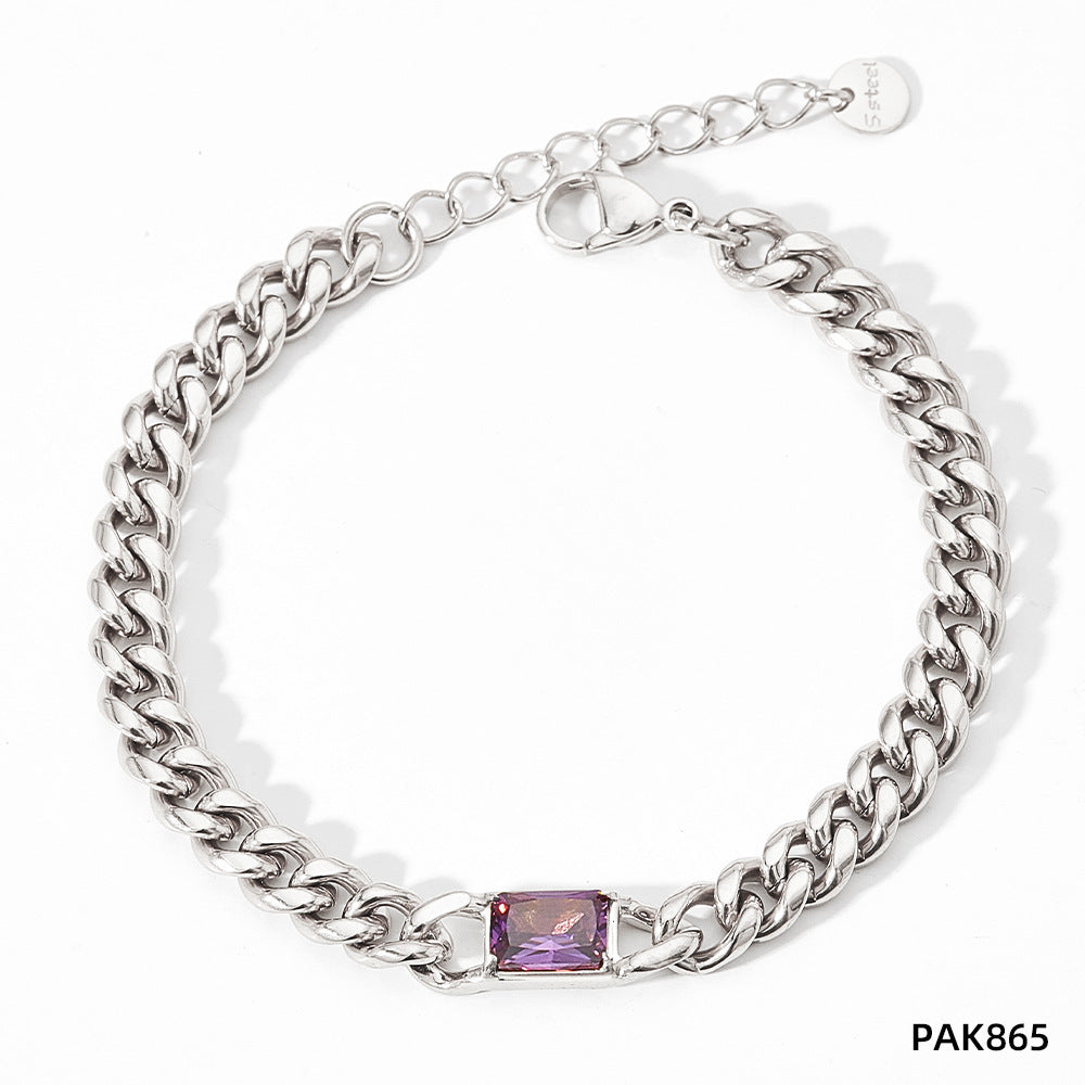 Stainless Steel Fashionable European And American Bracelet For Women