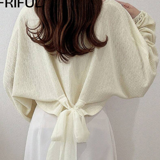 Fashionable And Versatile Polyester Fiber Women's Top