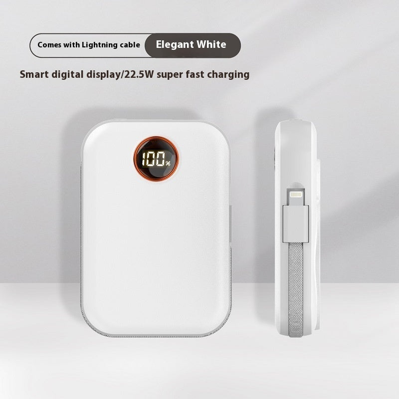 Magnetic With Cable Digital Display Fast Charging Portable Power Supply