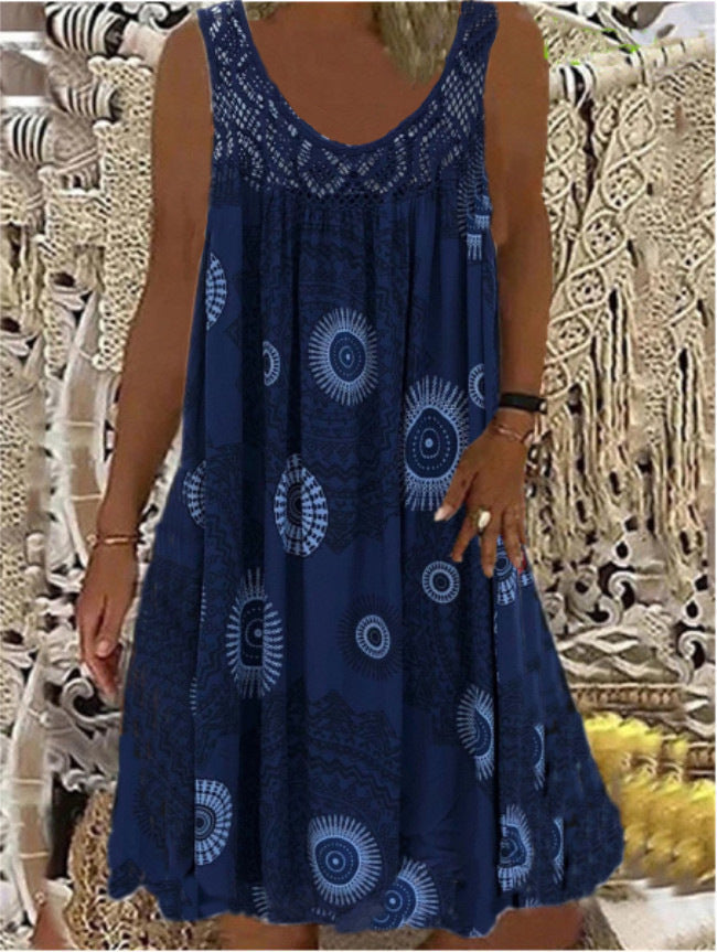 Digital Printing Casual Skirt Women's Clothing