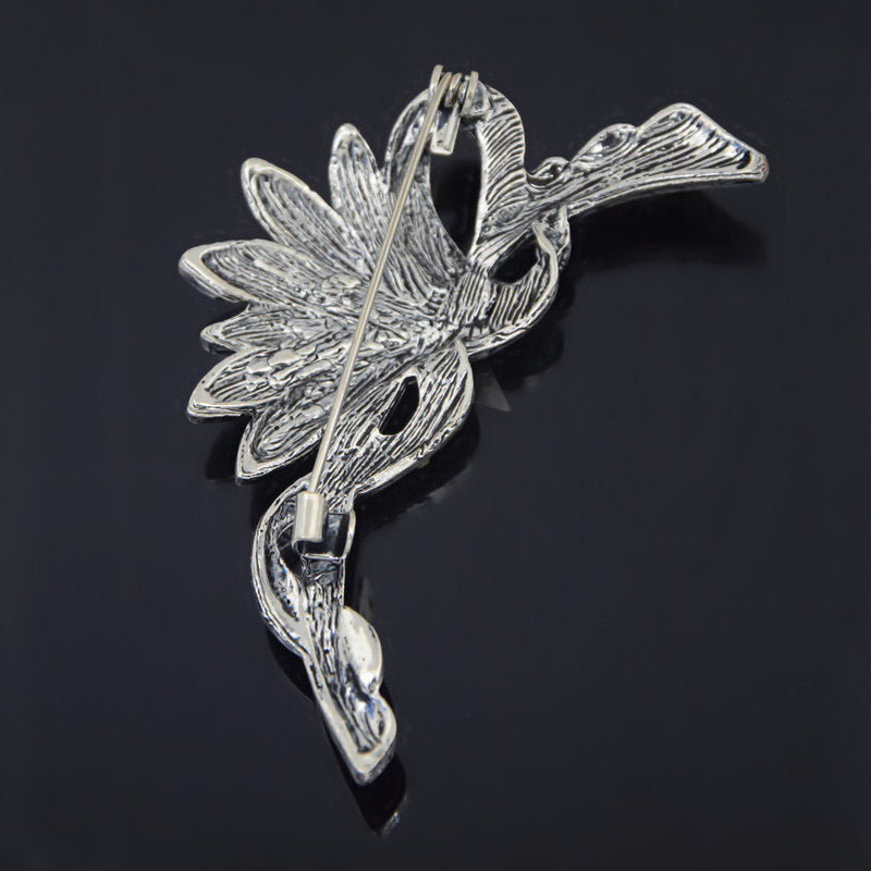 Mens Gun Black Vintage Suit Collar Brooch Jewelry
