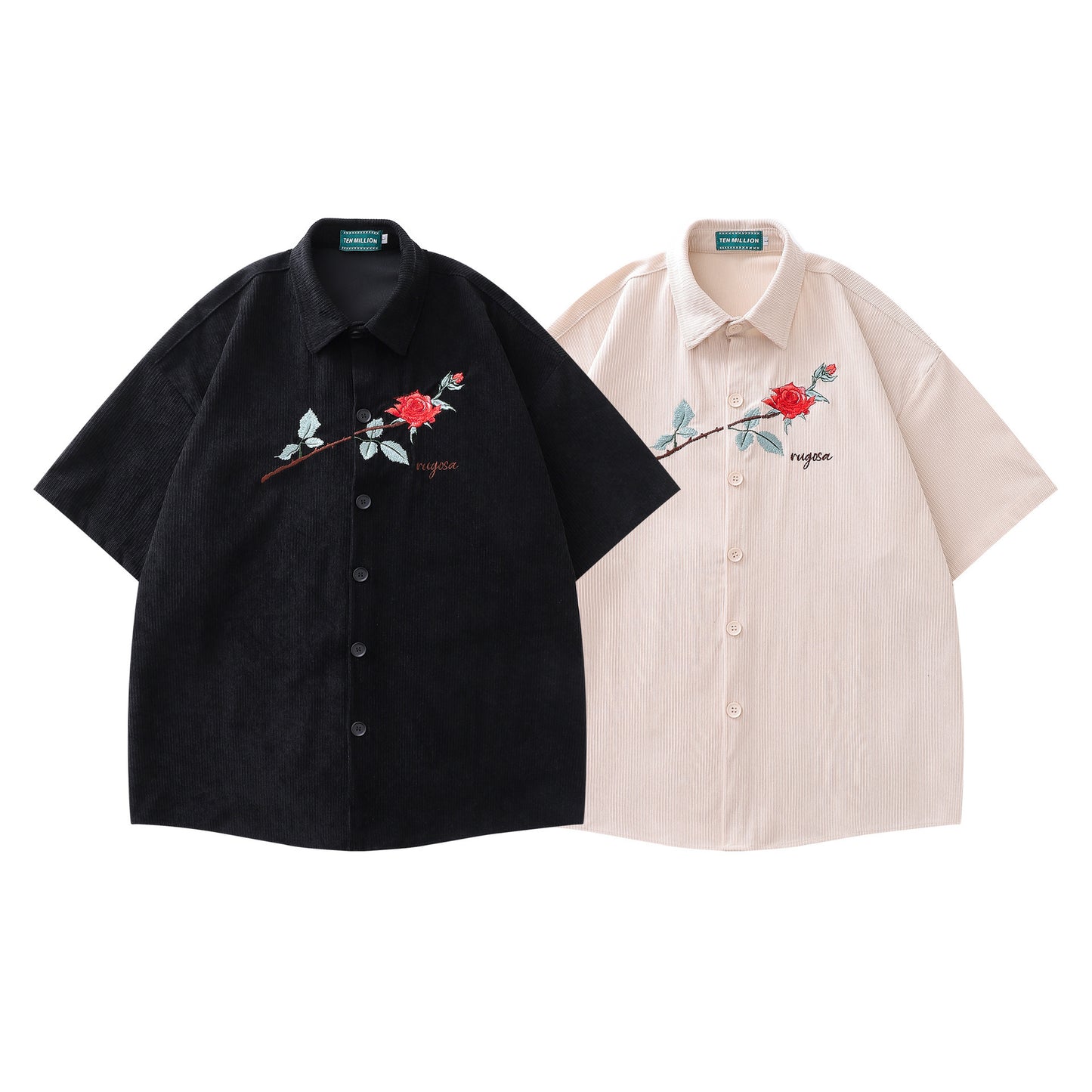 Male And Female Trendy Brand Loose Couple Shirt