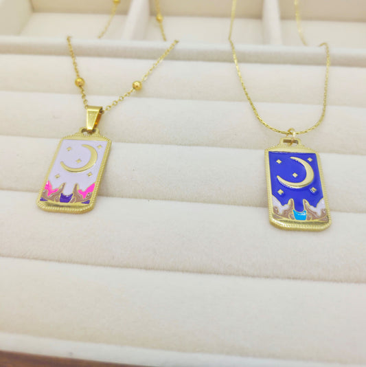 Ornament Accessories Plated 18K Gold Necklace