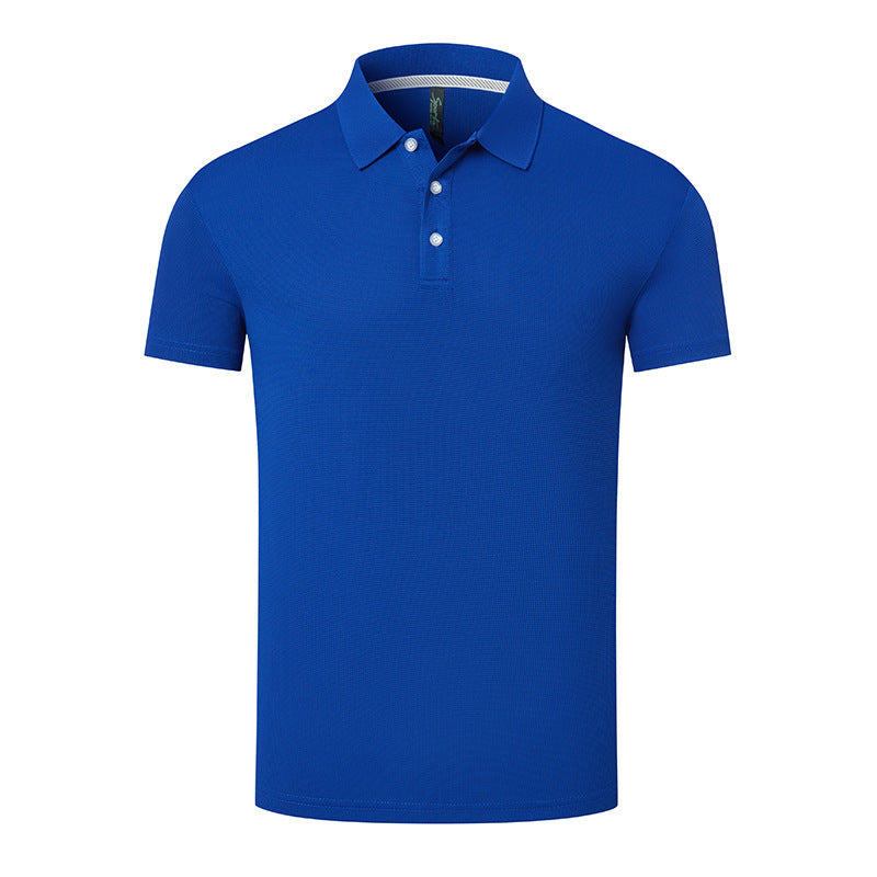 Summer Breathable Anti-wrinkle Solid Color Polo Shirt