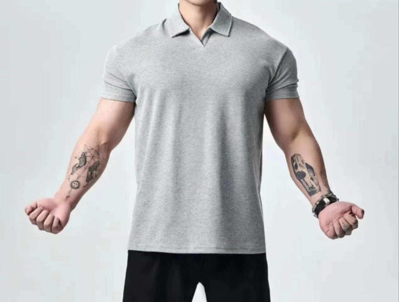 Retro Fashion Brand All-match Casual T-shirt Men's Fashion
