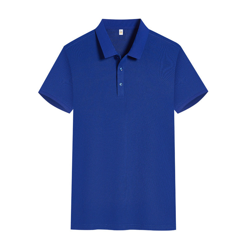 Solid Color Polo Shirt Overalls