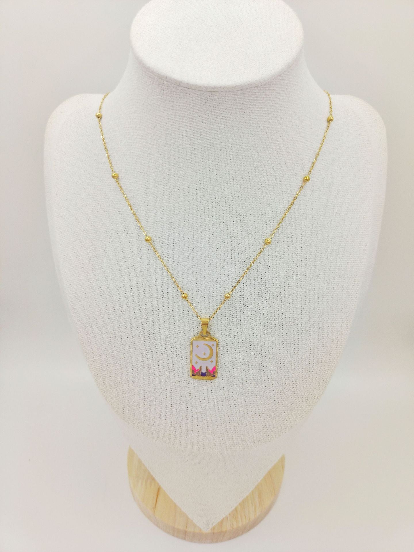 Ornament Accessories Plated 18K Gold Necklace