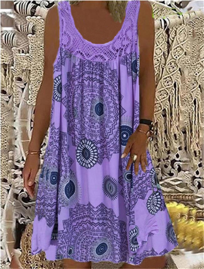 Digital Printing Casual Skirt Women's Clothing