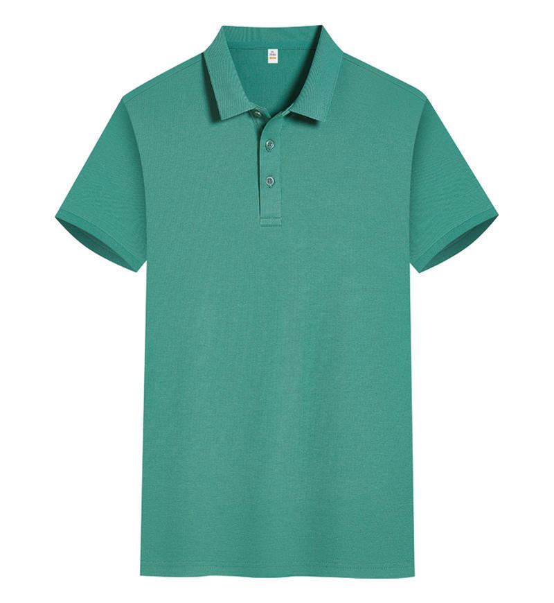 Solid Color Polo Shirt Overalls