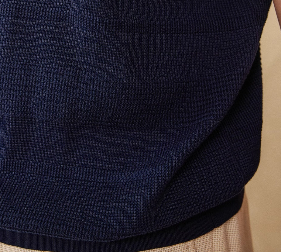 Casual Retro Summer Pure Cotton Thin Round Neck Short Sleeve