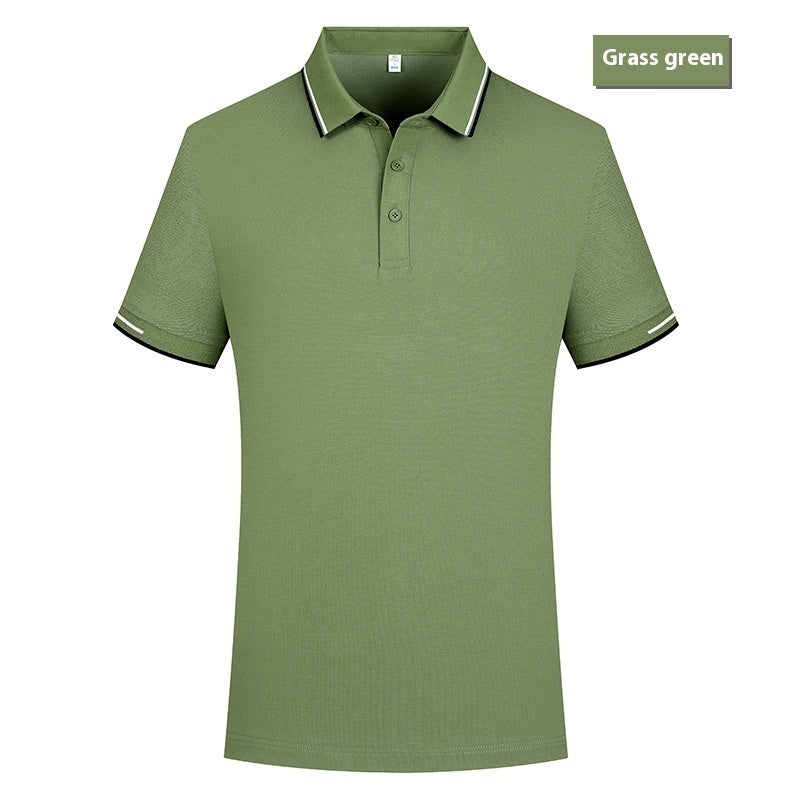 Men's And Women's Work Clothes Lapel Polo