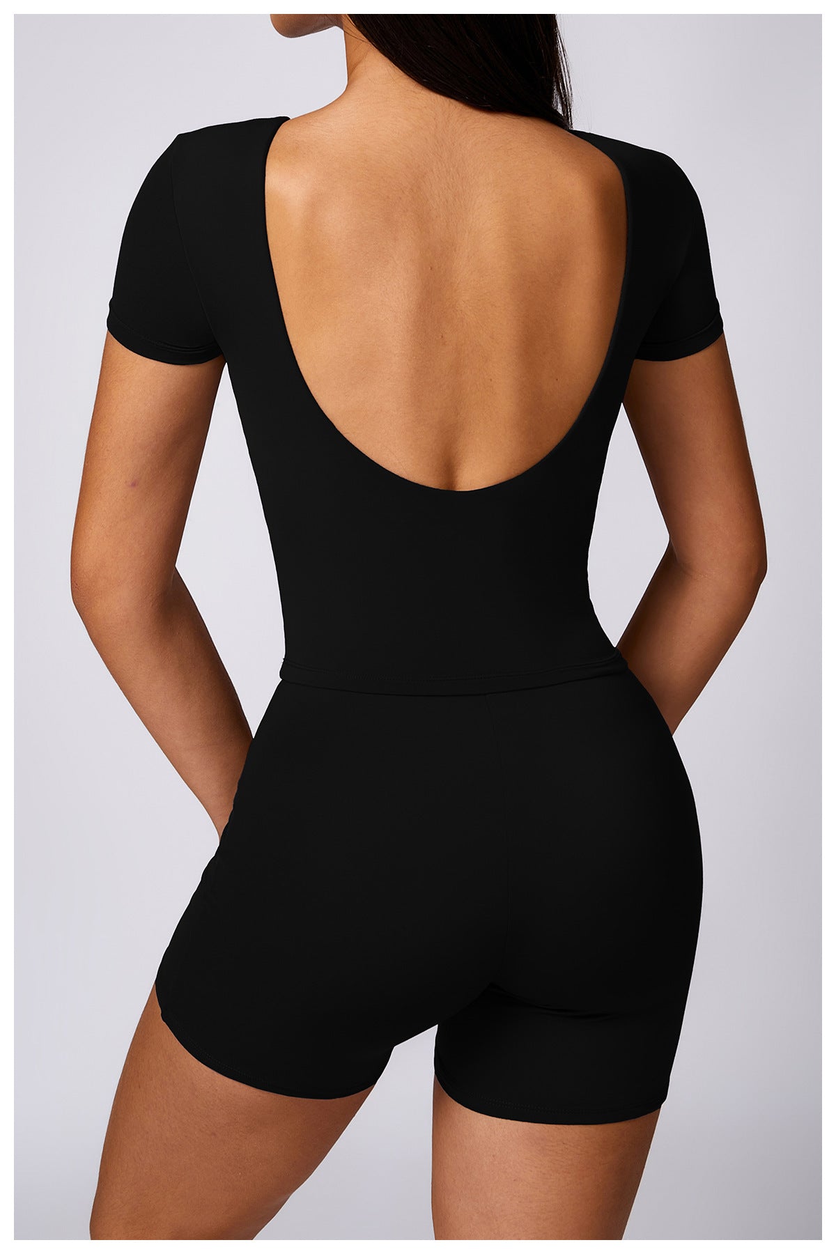 Brushed Tight Back Yoga Clothes High Strength Running Exercise T-shirt Women