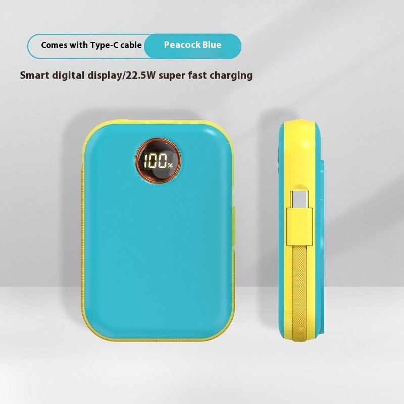 Magnetic With Cable Digital Display Fast Charging Portable Power Supply