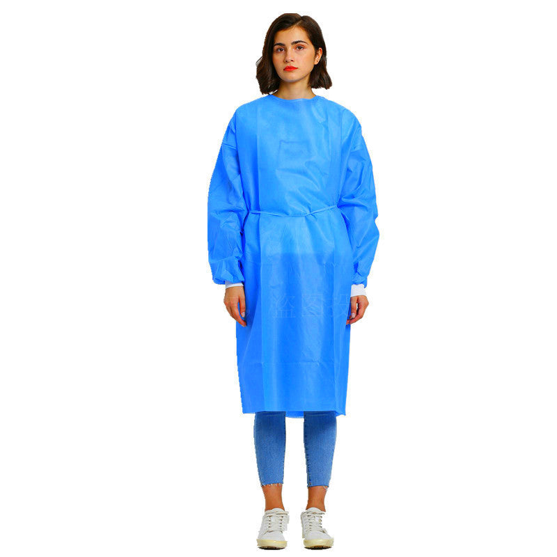 Disposable Isolation Suit Blue Protective Clothing