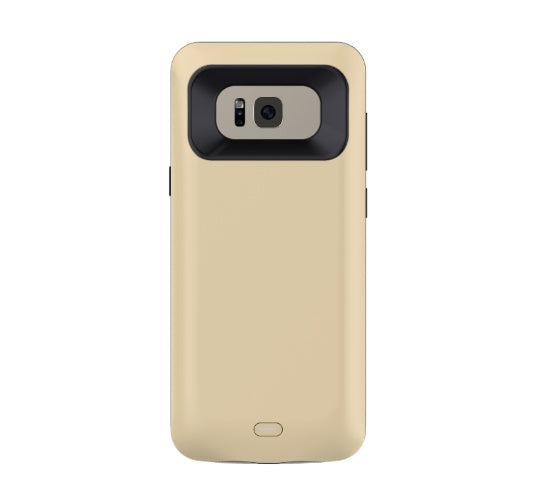 Back clip battery charging treasure s8s9 fast charge wireless large capacity mobile power phone case