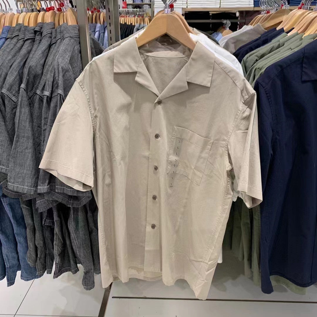 Men's Modal Cotton Blended Open Collar Shirt