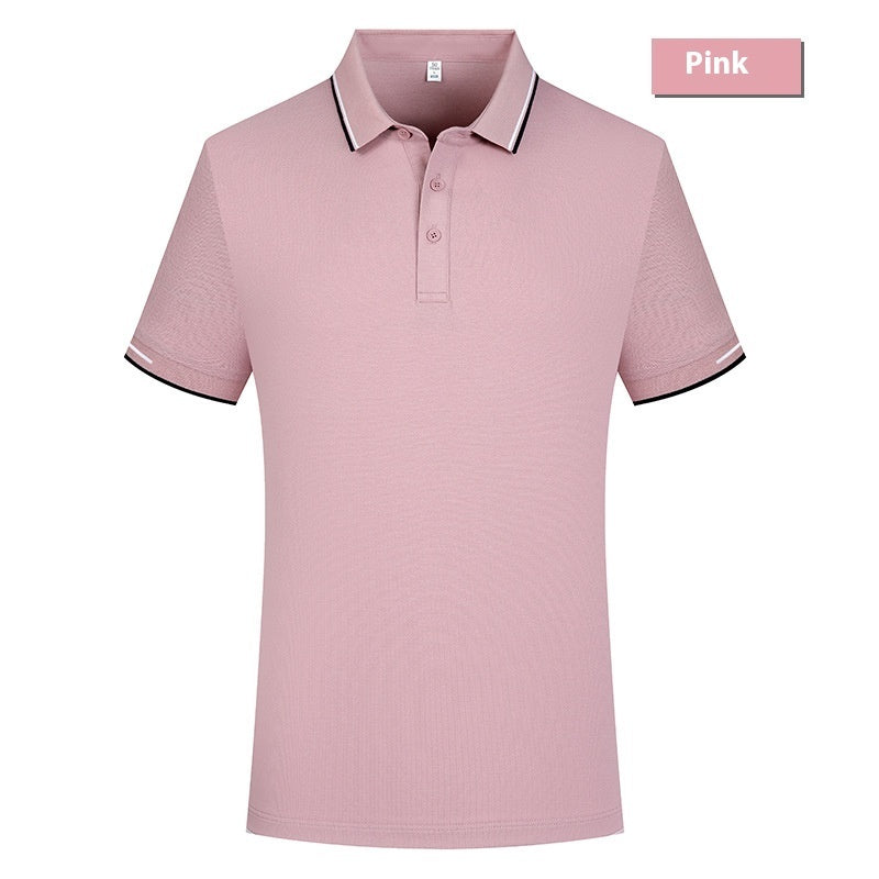 Men's And Women's Work Clothes Lapel Polo