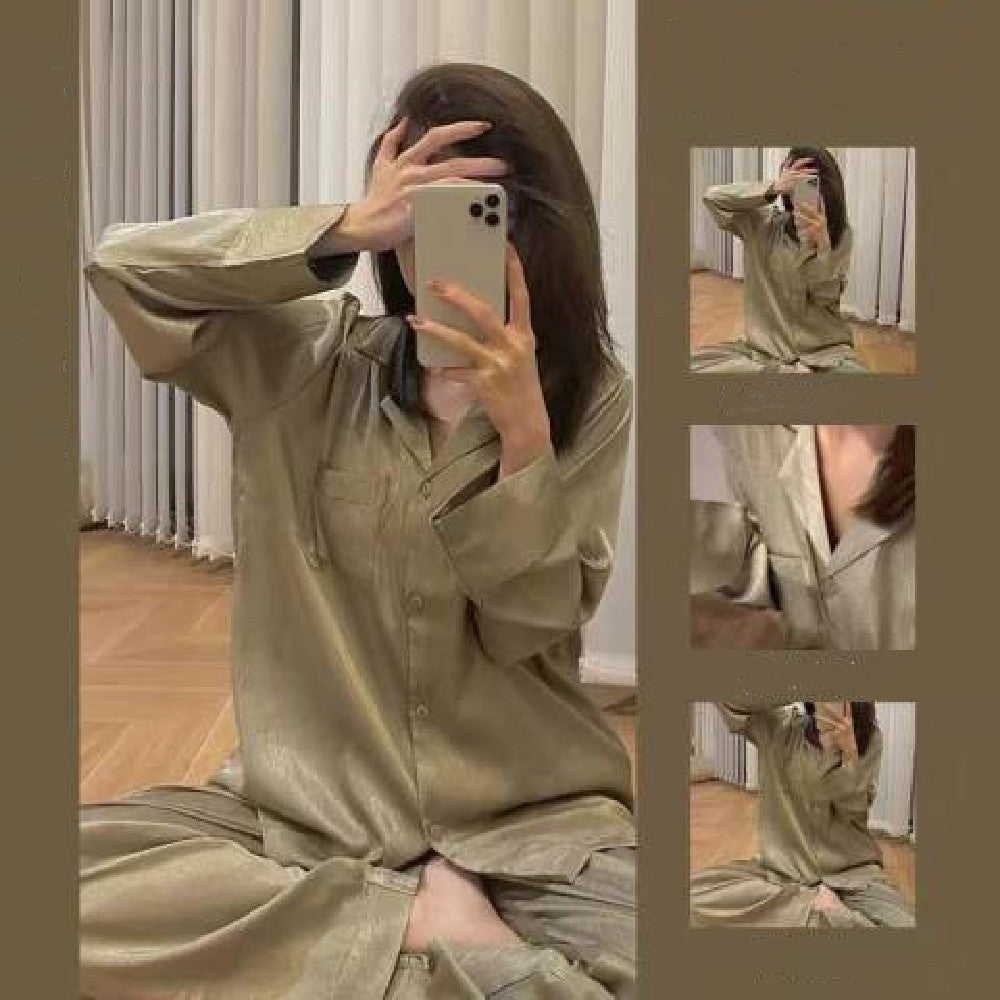 Women's Silk Home Clothing Set