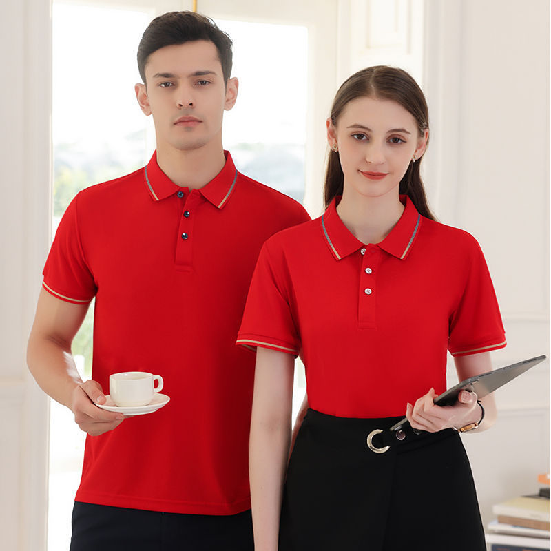 Cotton Short-sleeved T-shirt Lapel Overalls