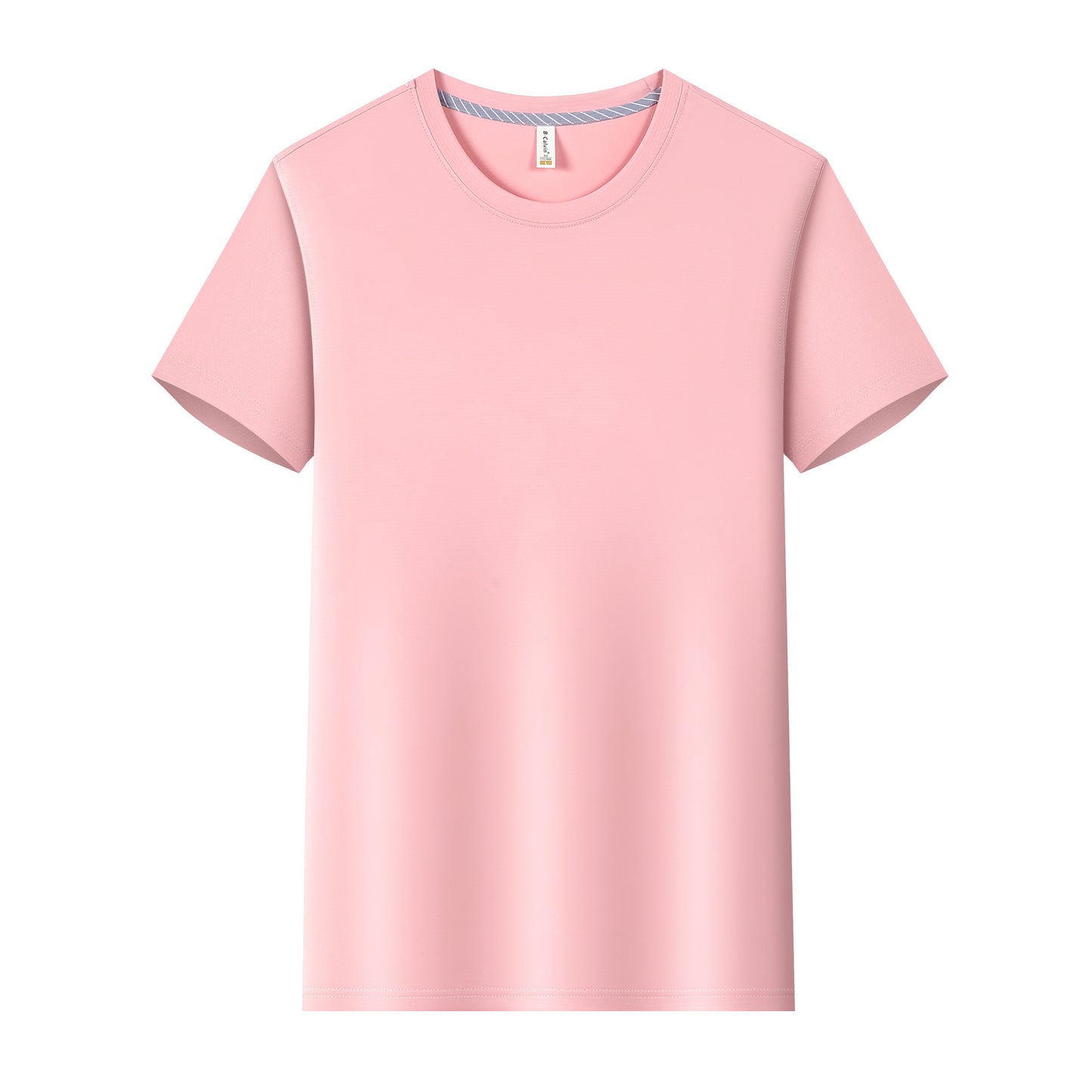 Ice Water Cube Brocade Ammonia Round Neck T-shirt