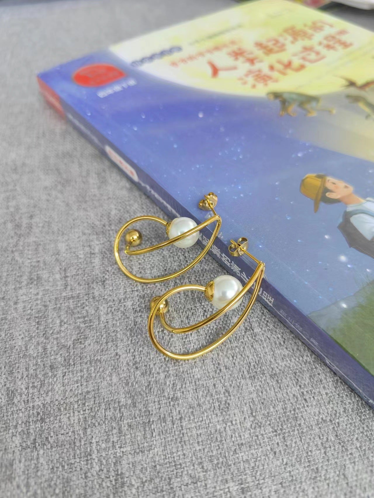 Titanium Steel Stainless Steel 18K Gold Ear Clip