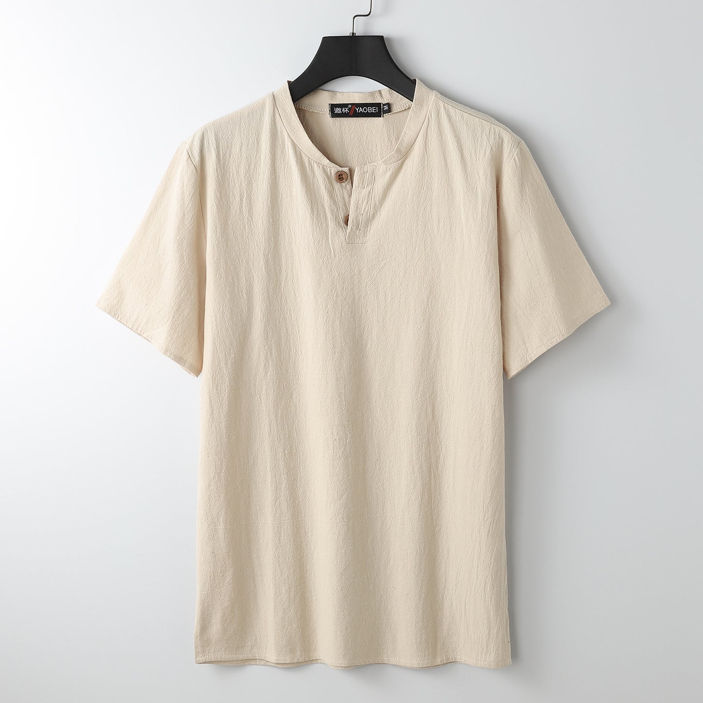 Summer Loose Linen V-neck Short Sleeve