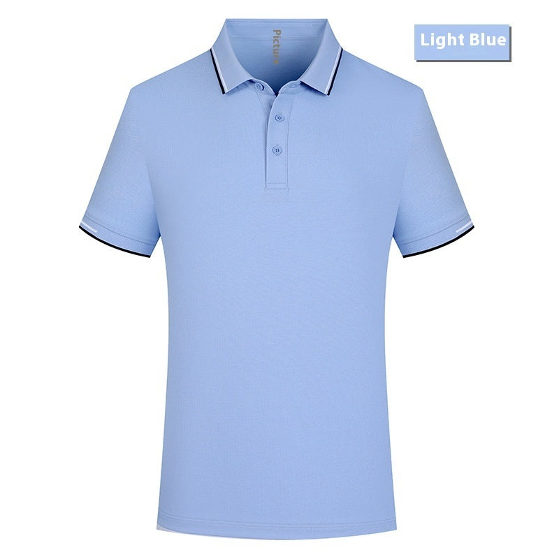 Men's And Women's Work Clothes Lapel Polo