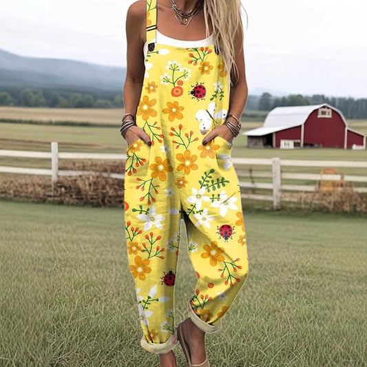 Digital 3D Printing Button Casual Suspender Trousers Suspenders