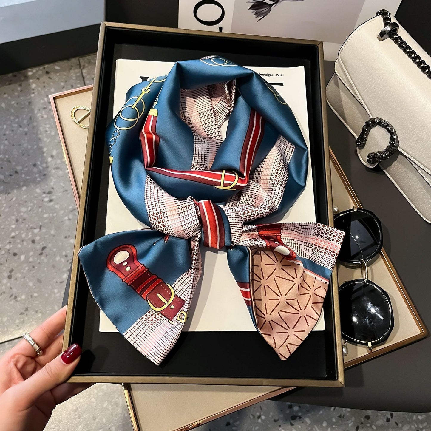 Fashion Silk High-grade Shawl Scarf