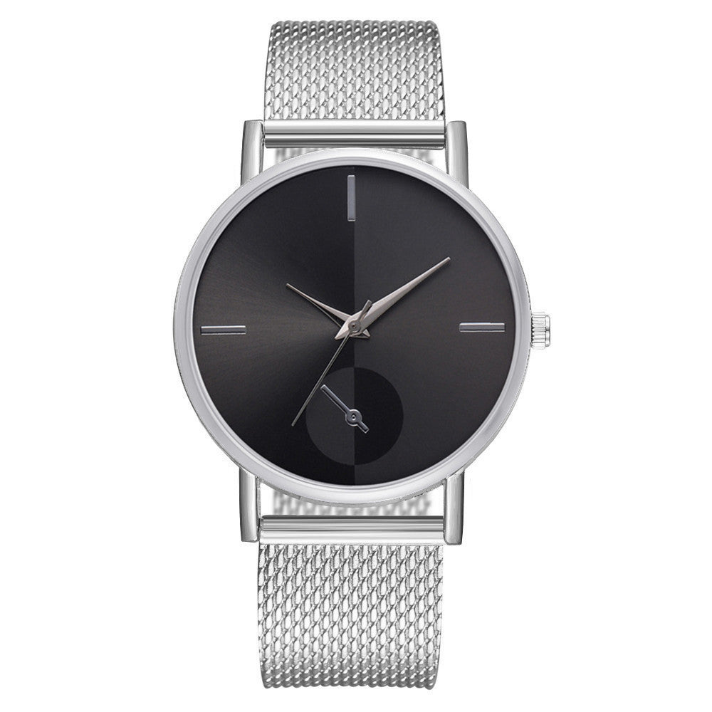 Plastic mesh strap watch