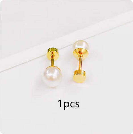 Women's Versatile Leisure Pearl Fashion Simple Earrings