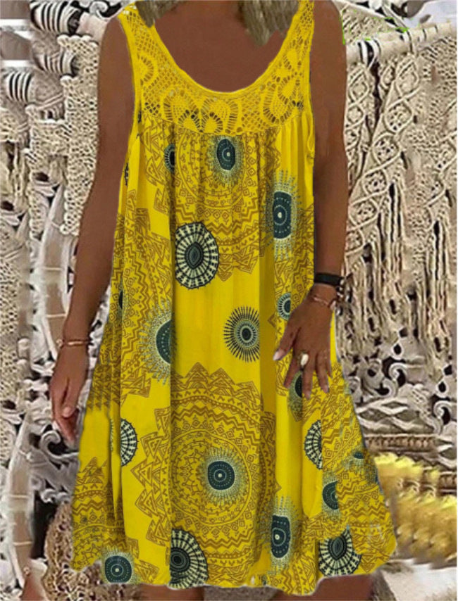 Digital Printing Casual Skirt Women's Clothing