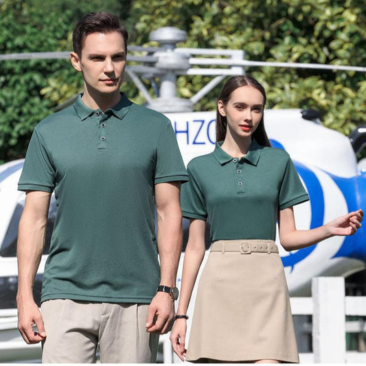 Summer Ice Silk Quick-drying Short-sleeved Polo Shirt