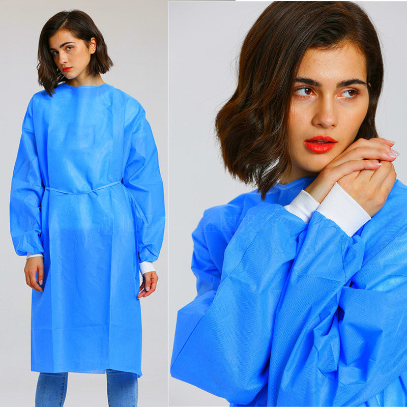 Disposable Isolation Suit Blue Protective Clothing