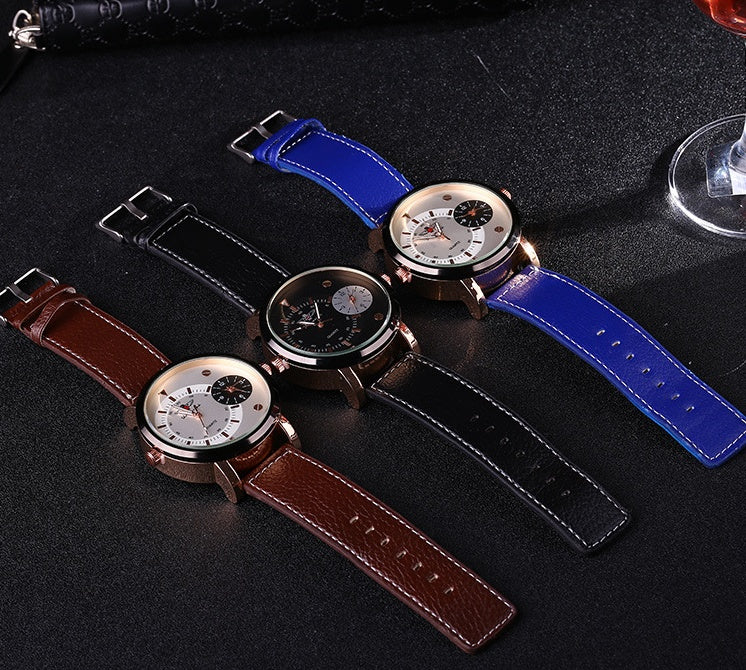 Dual movement quartz watch
