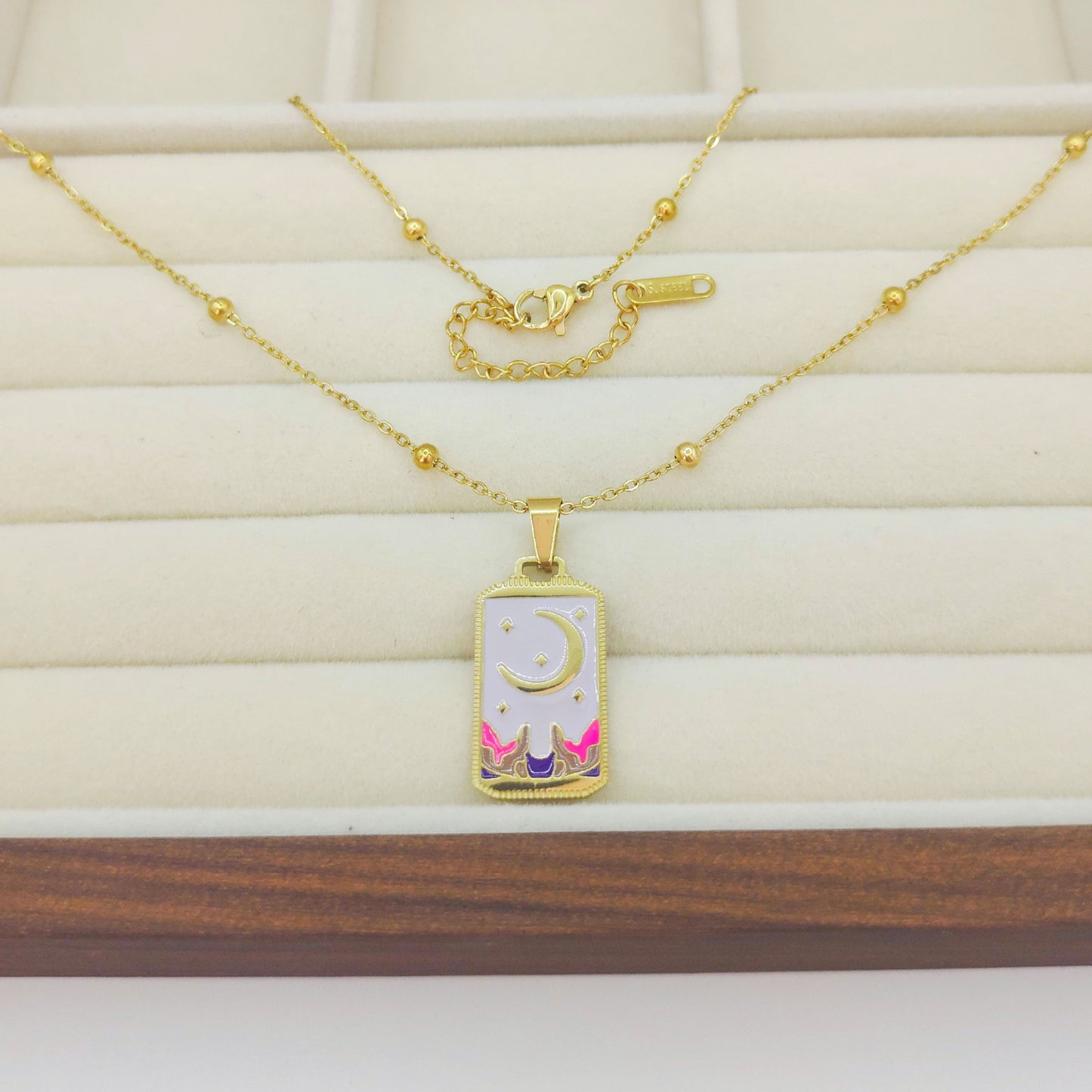 Ornament Accessories Plated 18K Gold Necklace