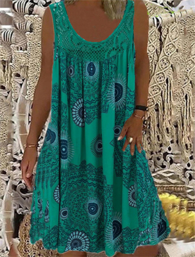 Digital Printing Casual Skirt Women's Clothing