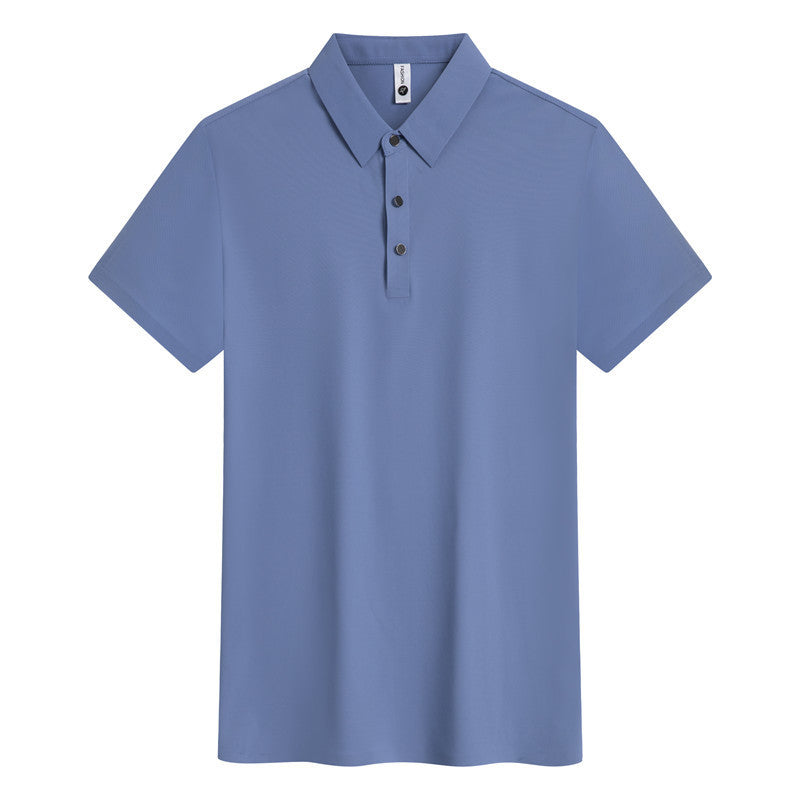 Seamless Quick-drying Lapel Short-sleeved Shirt