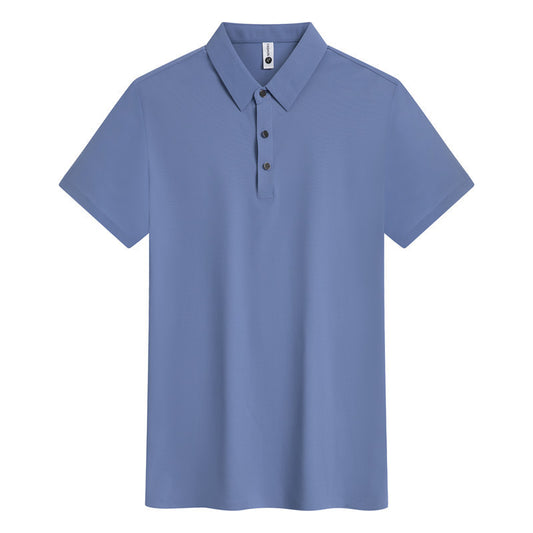 Seamless Quick-drying Lapel Short-sleeved Shirt
