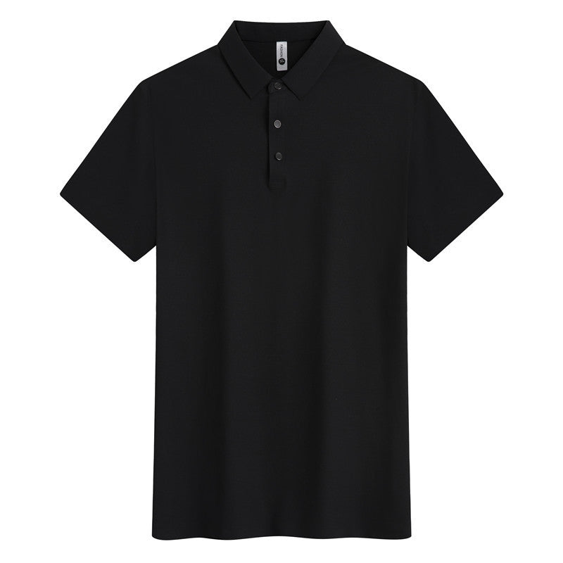 Seamless Quick-drying Lapel Short-sleeved Shirt