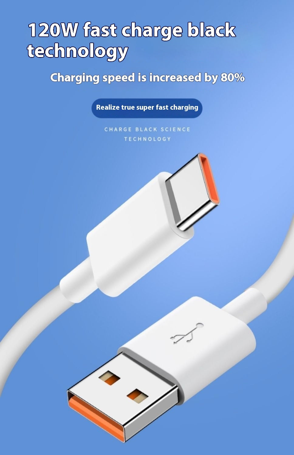6A Type-C Fast Charge Data Cable