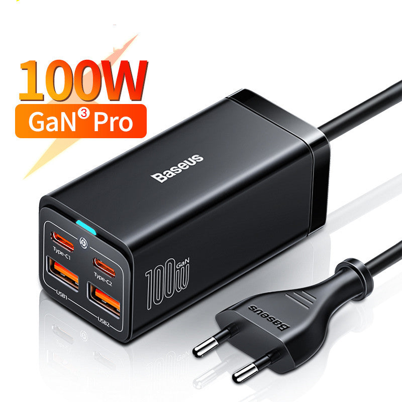 GaN Desktop Fast Charger 2U 2C Socket