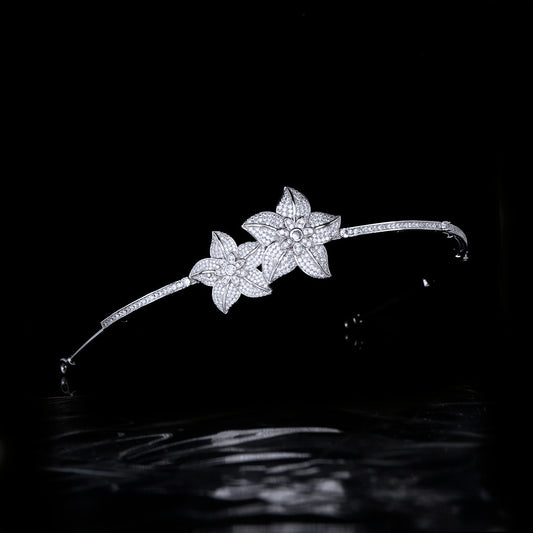 Korean Flowers Hair Accessories Simple