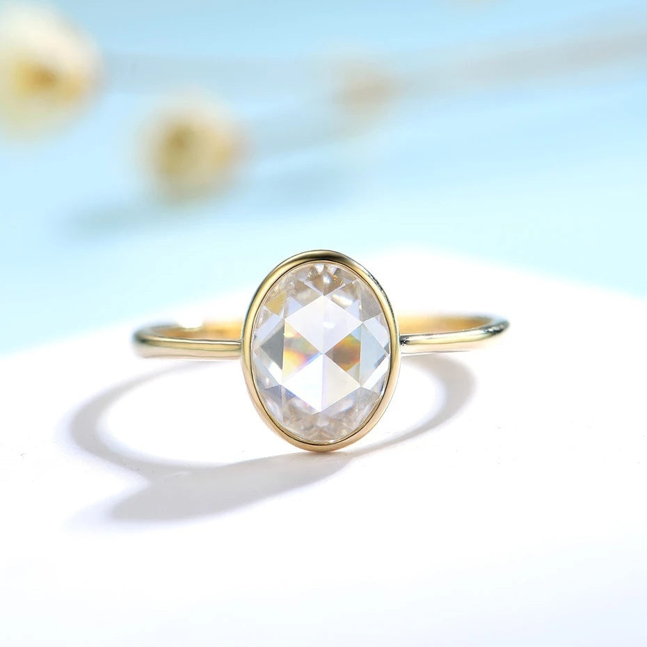 S925 Sterling Silver Gold-plated Ring For Women Light Luxury