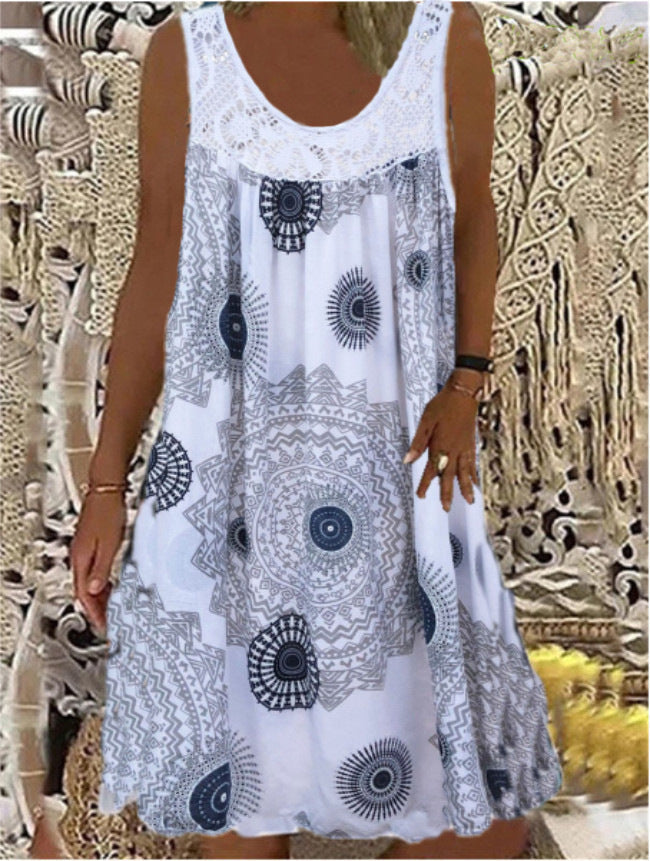 Digital Printing Casual Skirt Women's Clothing
